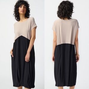 JOSEPH RIBKOFF Two-Tone Balloon Dress Size 6